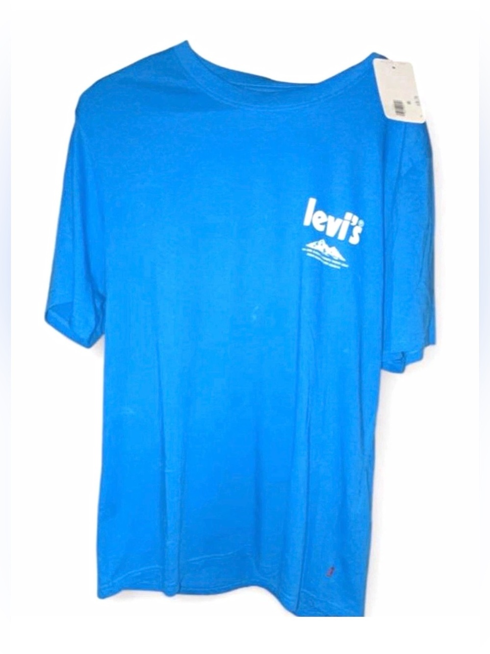 Levi's Bright Blue Relaxed Fit Short Sleeve Logo Tee Size M
